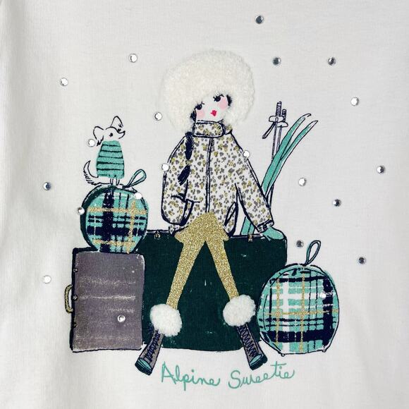 Gymboree Alpine Sweetie Long Sleeve Shirt Size 7 - Picture 2 of 9